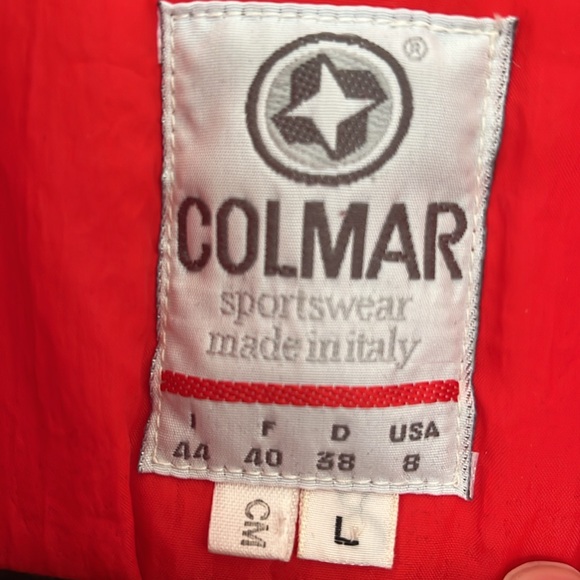 COLMAR Sportswear Red Snowsuit Vintage Made In Italy Size Large USA 8 - Picture 3 of 16